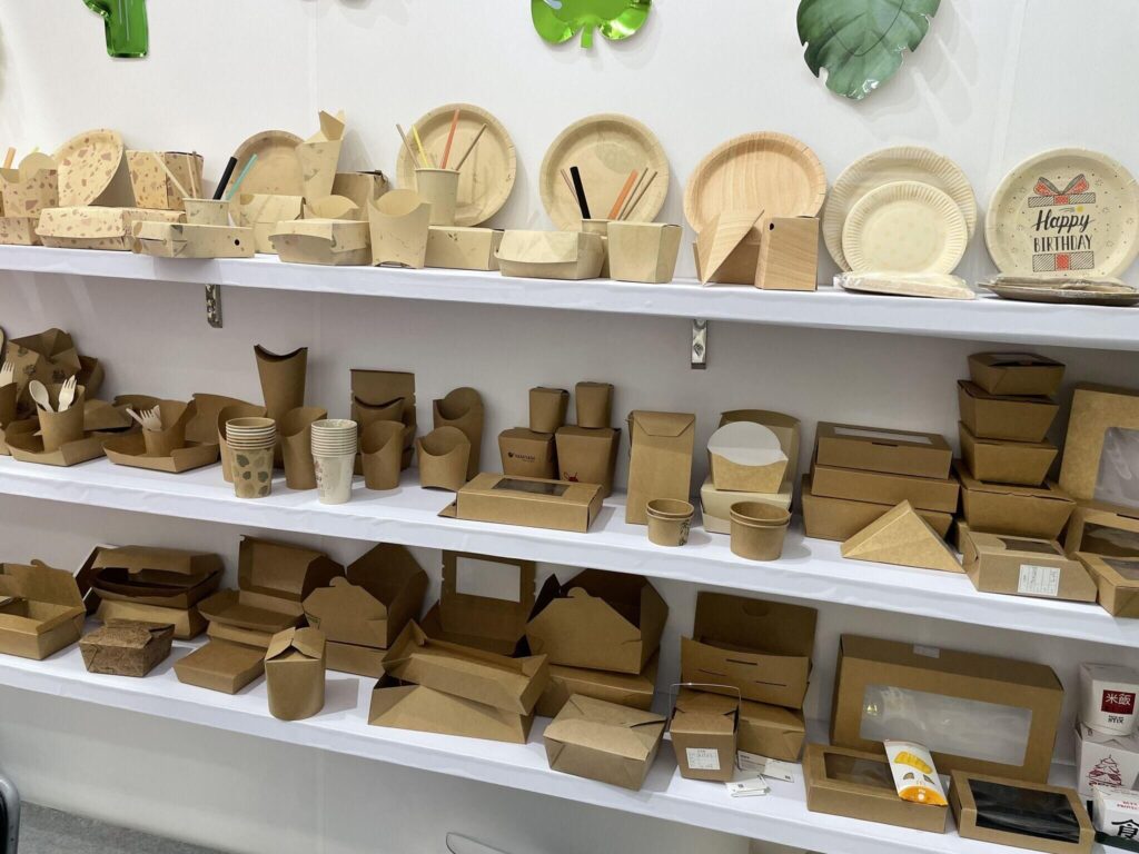 Kraft paper tableware without plastic- T